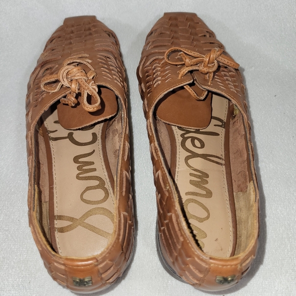 SAM EDELMAN Rishel Woven Leather Loafers Size 8 - Picture 6 of 10